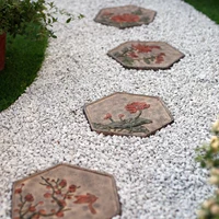 Chinese Outdoor Courtyard Decoration Creative Stepping Stone Garden Floor Decoration Stepping Stone Floor Tile Yard Garden Lawn