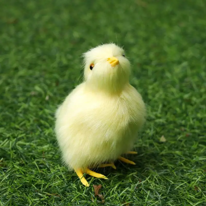 

Animal Doll Household Cute Figurines Easter Simulation Will Be Called Chicken Plush Toy Children's Teaching Static Model Chicken