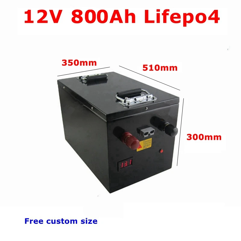 

BLN Lifepo4 12.8V 12V 800AH batteria al litio BMS 12.8V per caravan RV EV inverter energia solare backup power boat + caricator