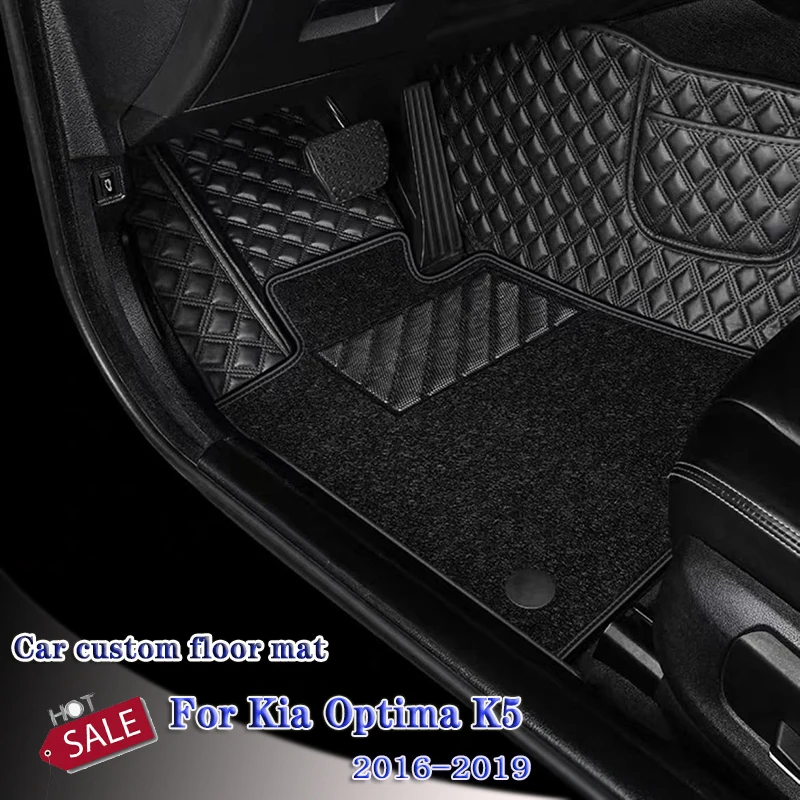 Автомобильные коврики для Kia Optima K5 JF 2019 2018 2017 2016 кожаные приборной панели груза