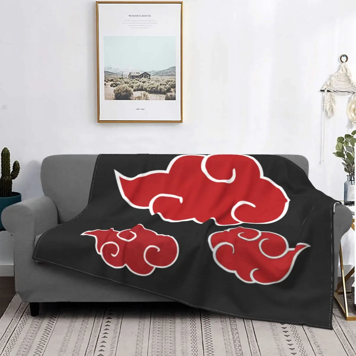 

Akatsuki-Manta a quadros para cama, плед для корзины, 75 единиц