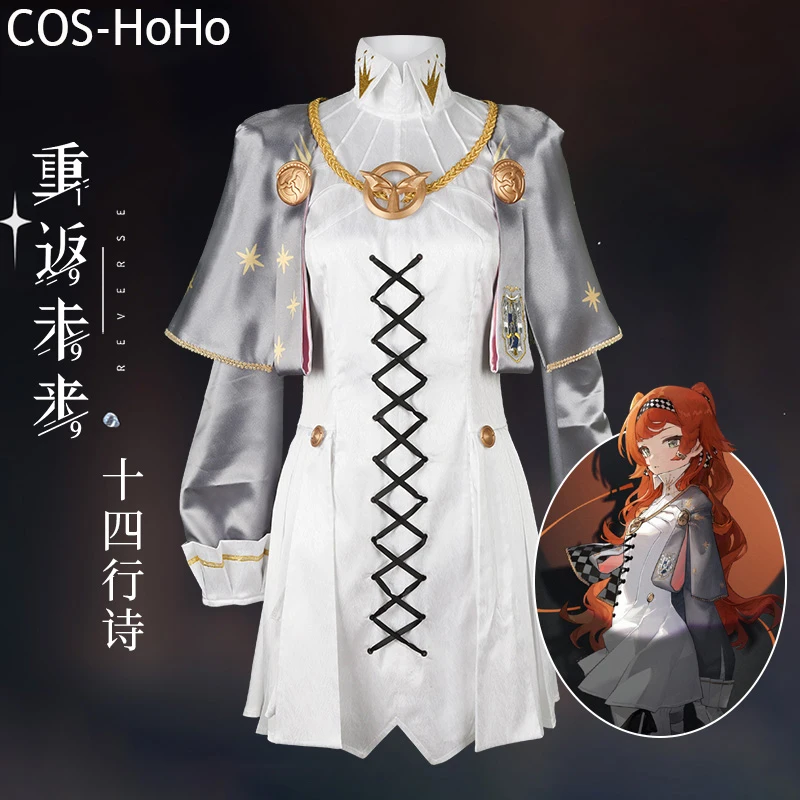 

COS-HoHo Reverse:1999 Sonetto Game Suit Lovely Dress Uniform Cosplay Costume Halloween Party Role Play Outfit Women Any Size