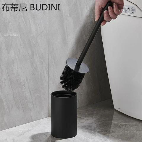 Настенная щетка для унитаза BUDINI  из алюминиевого сплава