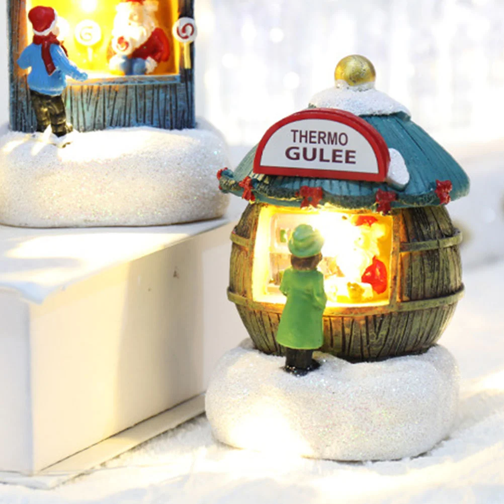 

Christmas Decorative Night Light Xmas Village Lamp Christmas Table Decoration