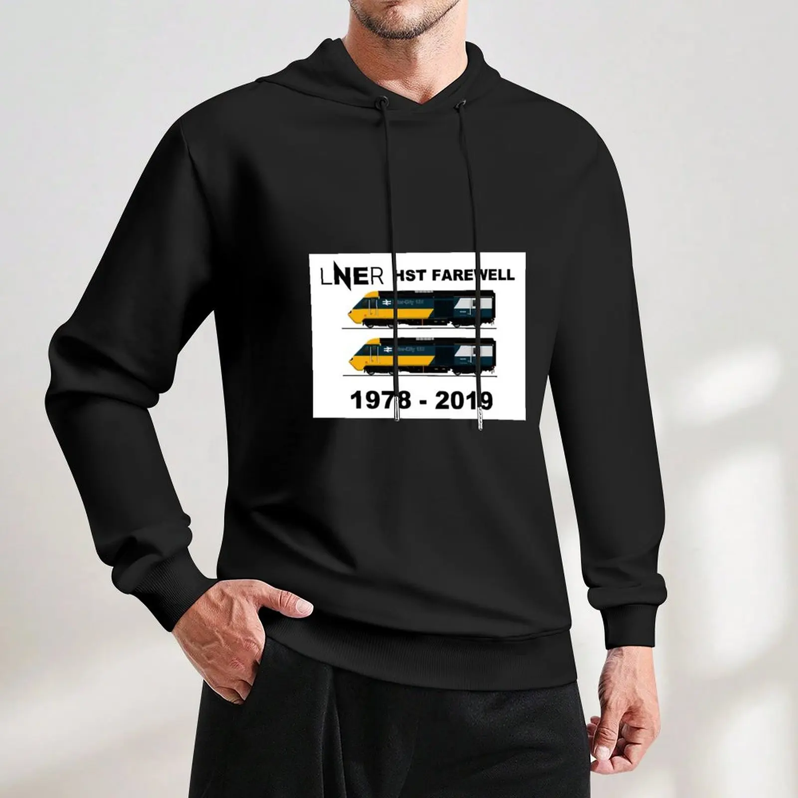 LNER HST FAREWELL пуловер с капюшоном мужская толстовка одежда осенняя осенние новинки в