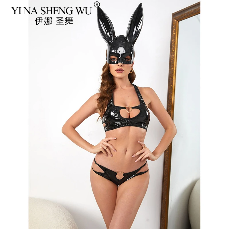 

Сексуальная порнография с изображением девушки дьявола, искусственная кожа, сексуальная женская сексуальная любовь, полая Пижама, нижнее б...