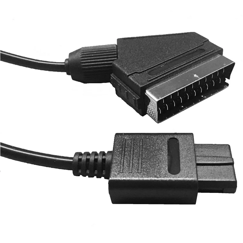 EU RGB SCART AV Cable Lead Cord for SNES Gamecube N64 NTSC Console Retro Gaming images - 6