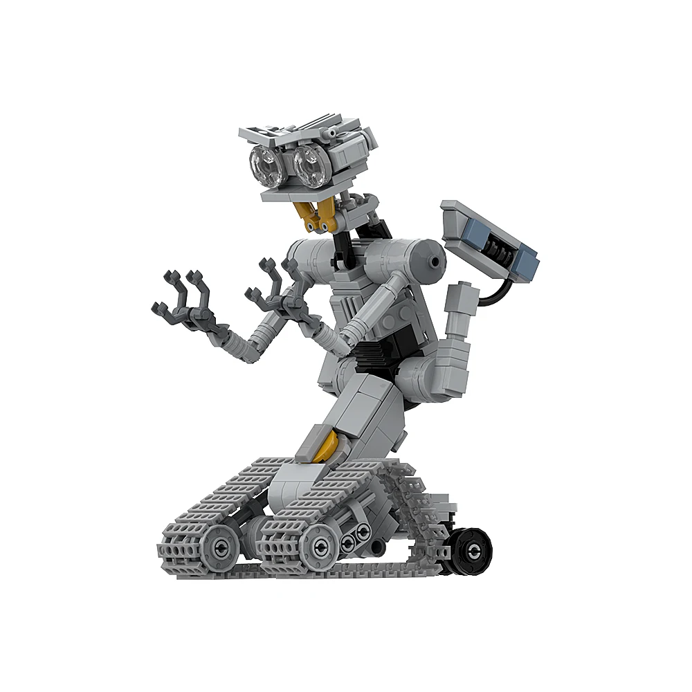 Короткое замыкание робота Johnnyed5 строительные блоки Moc гусеничная дроида наборы