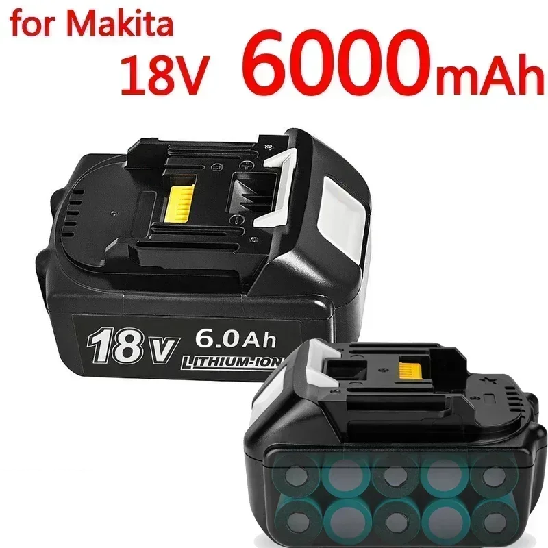 Для Makita 18 В 6000 мАч аккумуляторная батарея для электроинструментов со