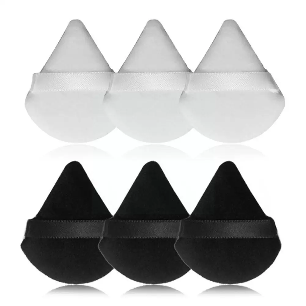 10 Packs Powder Puff Face Soft Triangle Makeup Tool Powder Contouring Powder Makeup Blender Loose Eyes Body Sponges Under N9N6