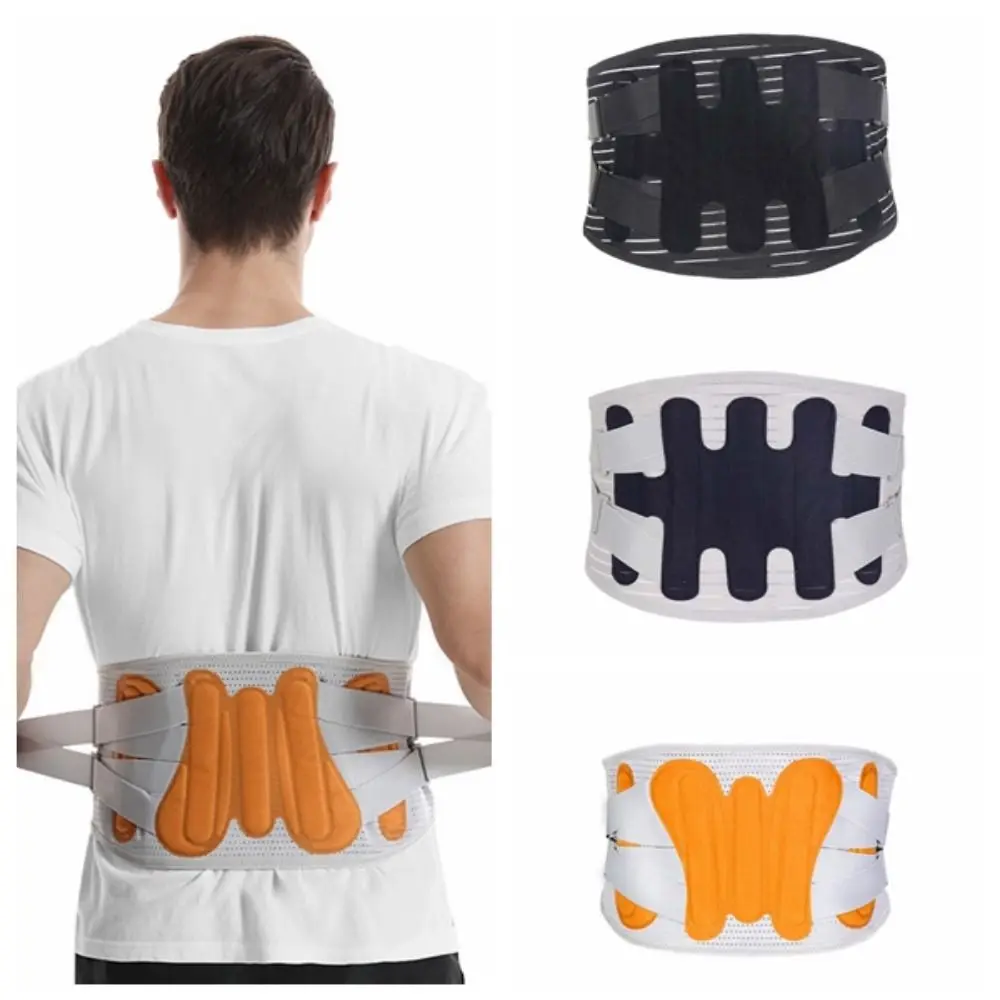 Двойная регулируемая поддержка талии для спины эластичная лямка фиксированный