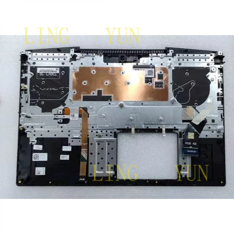 Комплект клавиатуры Z для Dell G5 5500 C-shell YN62K, абсолютно новый, официальный оригинал, RGB-подсветка с 4 зонами (art.: 3920d9ba0edf6) - 3920d9ba0edf6