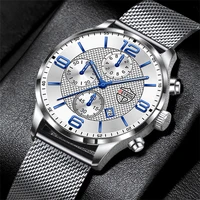 luxury mens stainless steel watches fashion men business mesh belt quartz watch man calendar date luminous clock %d1%87%d0%b0%d1%81%d1%8b %d0%bc%d1%83%d0%b6%d1%81%d0%ba%d0%b8%d0%b5