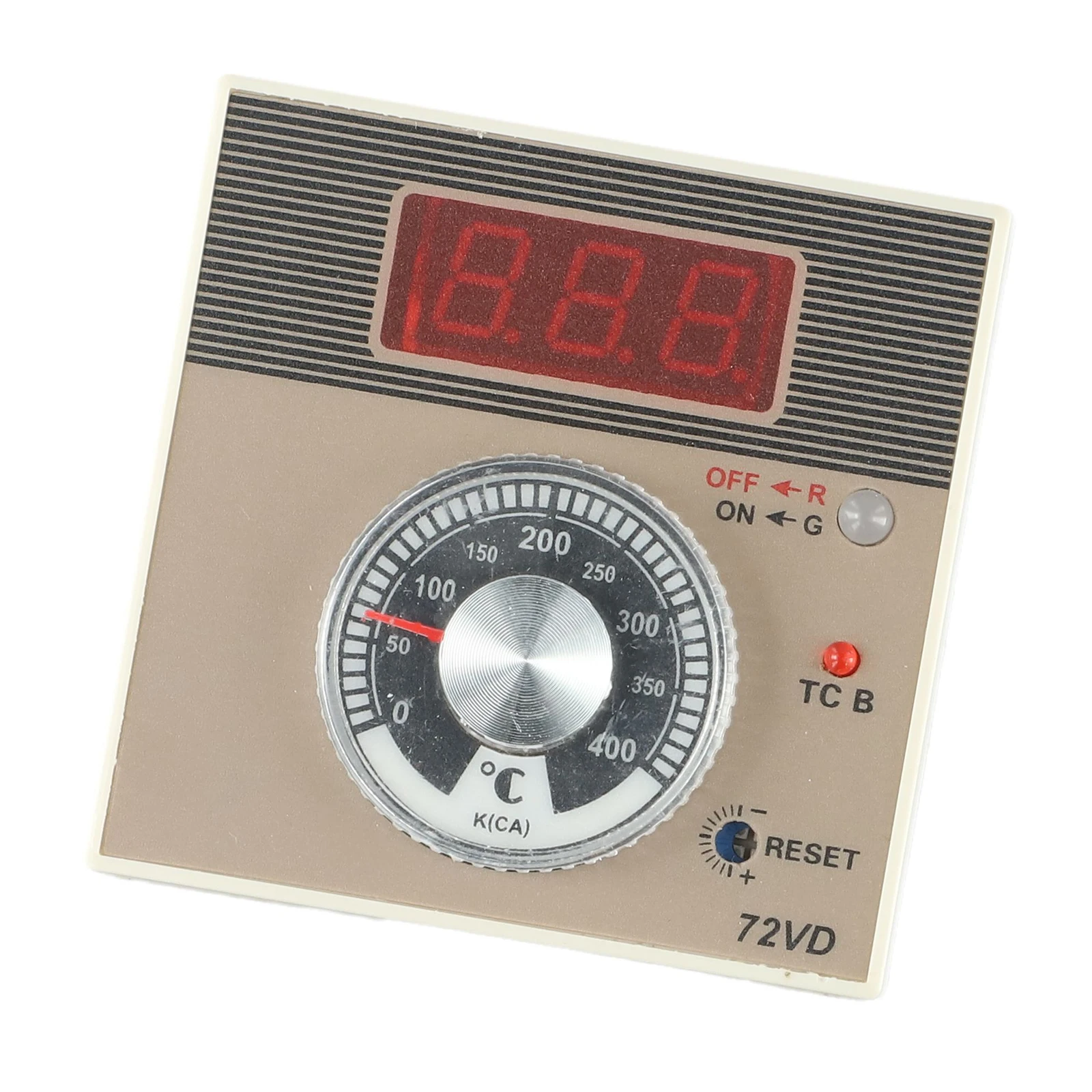 

Digital Display Temperature Controller 0-400℃ 72VD K Type Pointer Temperature Control Meter 220VAC 68*68mm Thermostat
