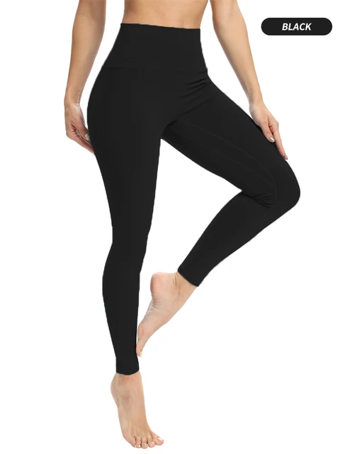High Waisted Leggings for Women Tummy Control Compression Yoga Pants  Buttery Soft Sports Workout Leggings - купить по выгодной цене | AliExpress