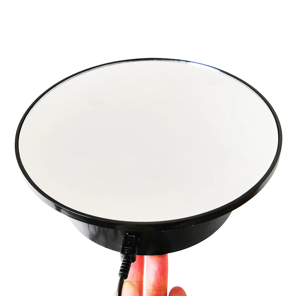 

For Jewelry Photography Multifunction Collectible Product USB Rechargeable Electric Rotating Display Stand Watch Props ABS