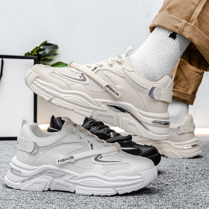 2023Clunky Sneaker Men's casual Shoes Sneakers heightening Shoes Tide shoes