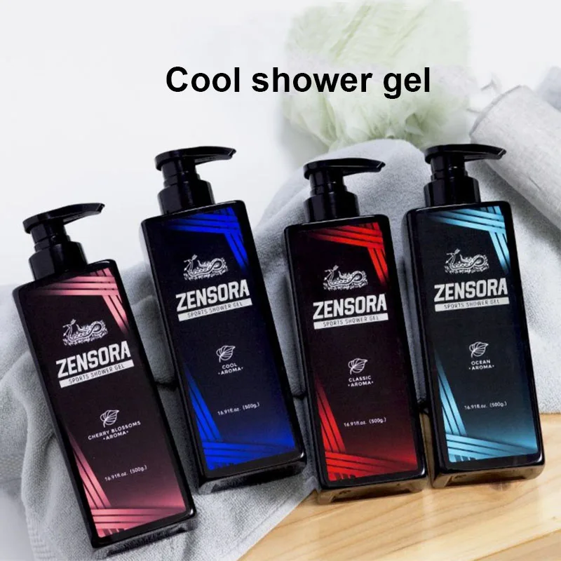Thailand Snake Brand ZENSORA SPORTS SHOWER GEL Cool Sweat-re