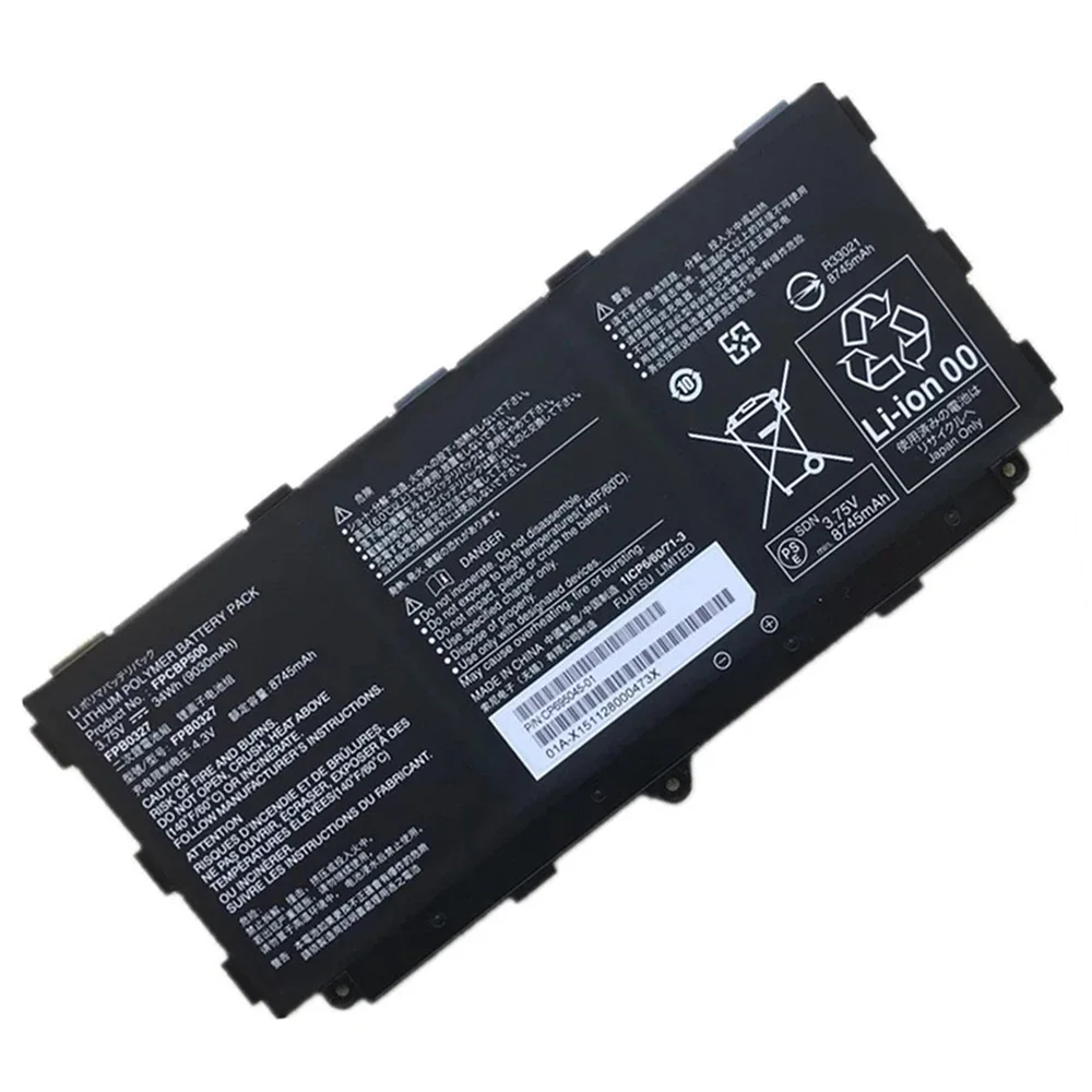 Новый оригинальный аккумулятор для ноутбука FPCBP500 3 75 В 34 Втч Fujitsu Arrows Tab Q506 Q507 FPB0327 CP