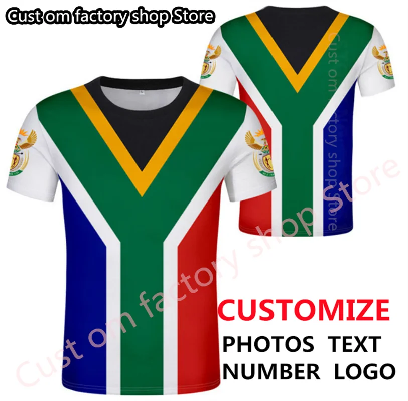 

SOUTH AFRICA t shirt diy free custom name number zaf T-Shirt nation flag za afrikaans dutch country college print photo clothing