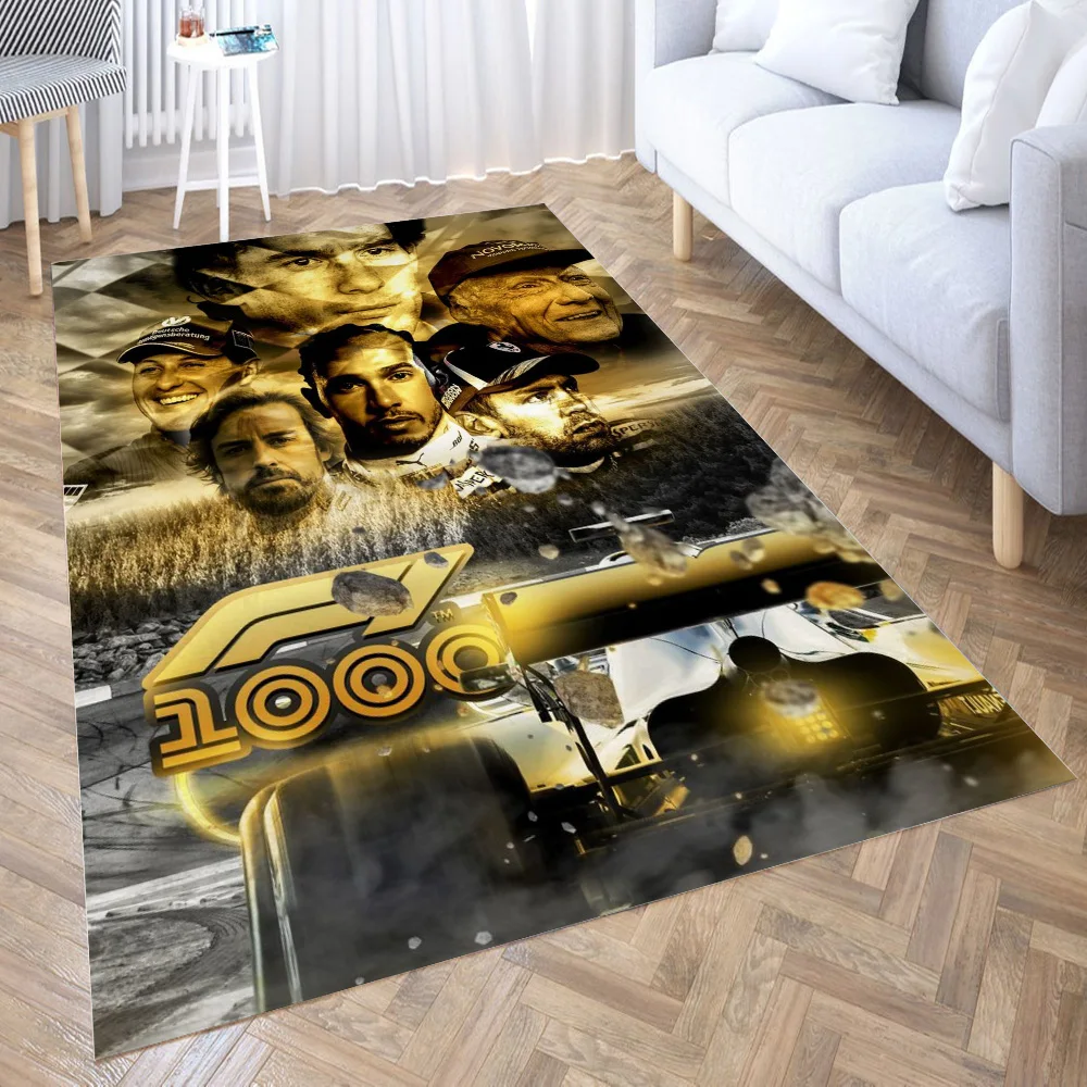 

F1 1000th Grand prix Carpet Living Room Large Area Rugs Bedroom Carpet Modern Home Living Room Decoration Floor Lounge Rug