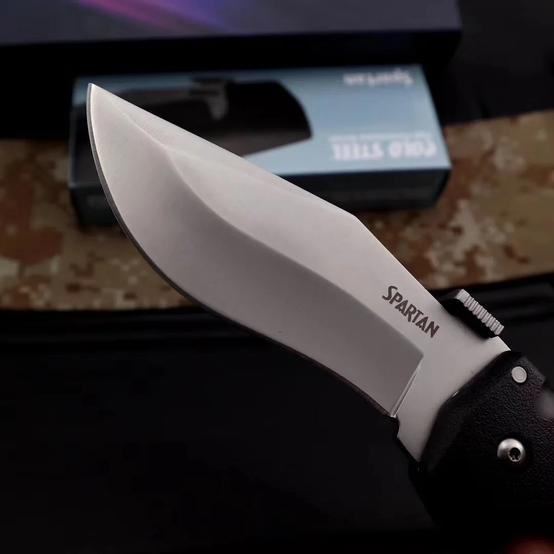 Складной нож Cold Steel Spartan Kopis с лезвием 4,5 "из AUS-10A, рукоять из Griv-Ex. Тактический охотничий боевой нож для повседневной носки.