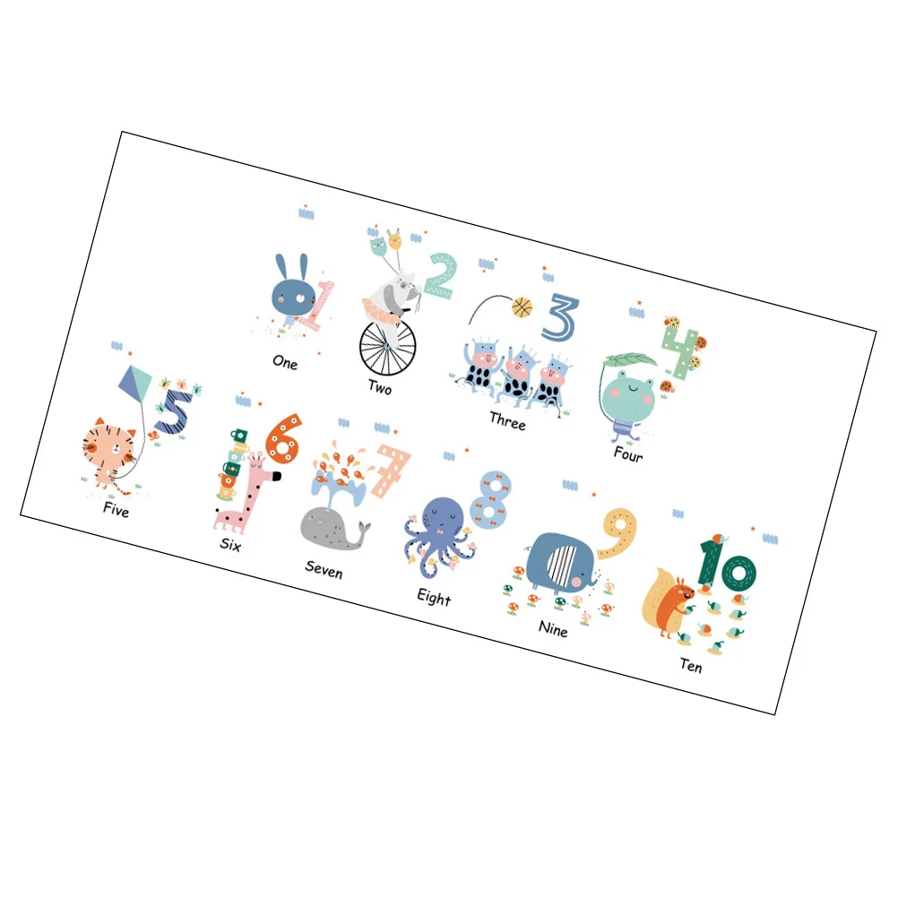 

1 set of Decorative Wall Stickers Children Room Decals Kindergarten Sticker Decors