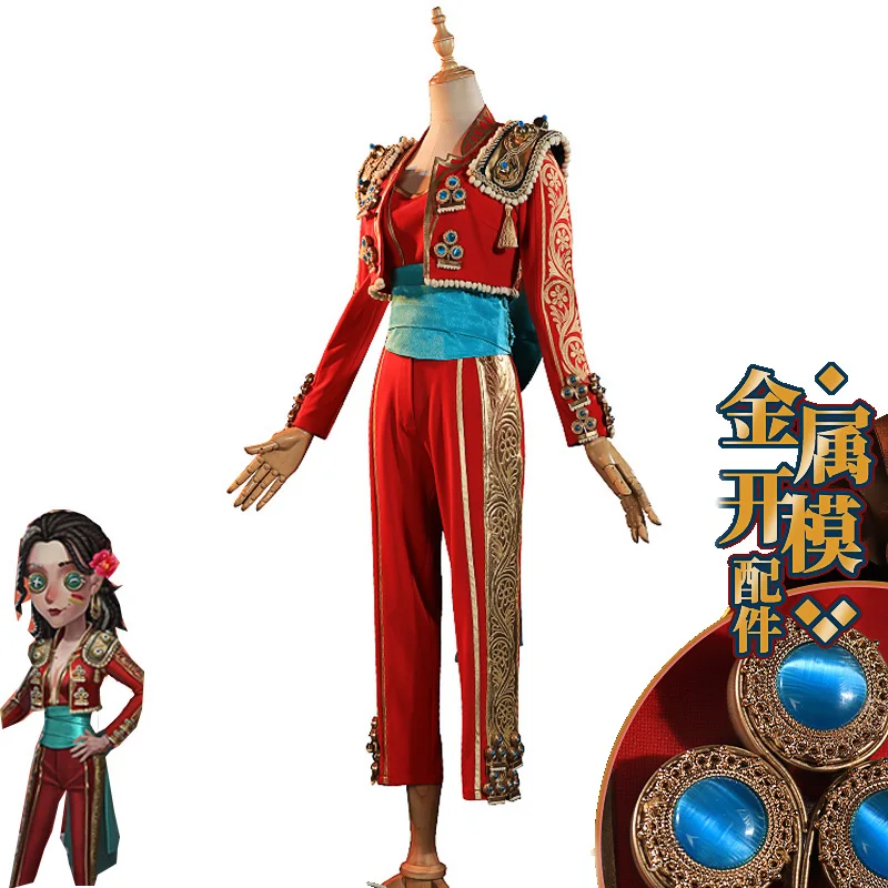 

Game Identity V Barmaid Demi Bourbon Cosplay Costume Fancy Suit Top Pants Coat Full Set Hallween Carnival Uniforms Custom Made