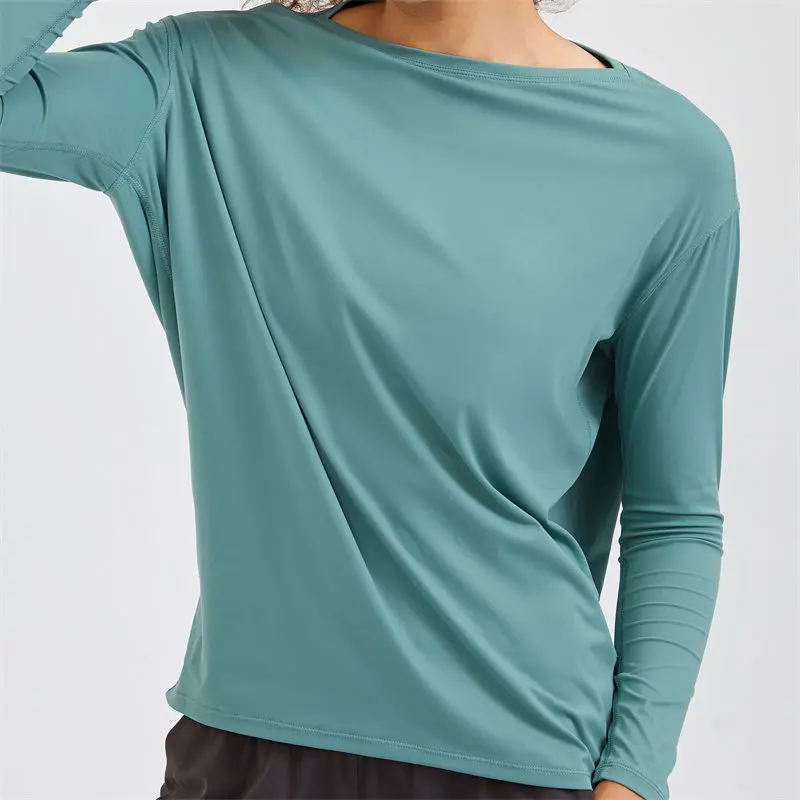 

Женский топ с длинным рукавом Nepoagym, свободный облегающий топ с сердечками для занятий йогой, спортивная рубашка для занятий спортом, бега