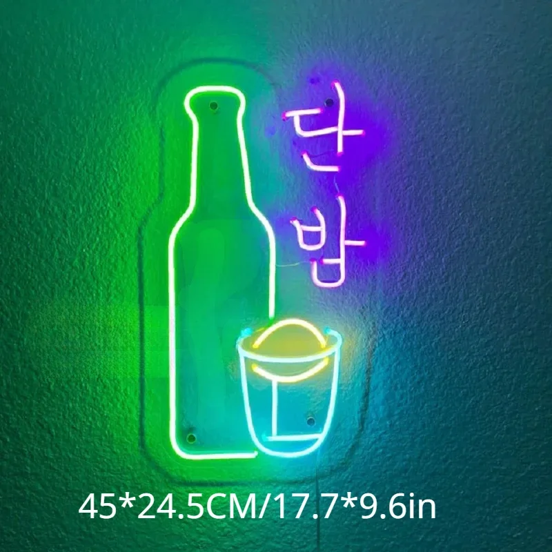 

Корейская неоновая вывеска SOJU акрил