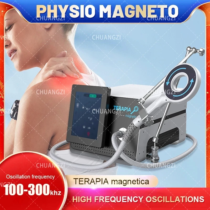 

Electromagnetic Muscle Relax Physio Magneto Extracorporeal Shockwave Therapy Machine Pain Relief Magnetotherapy Equipment