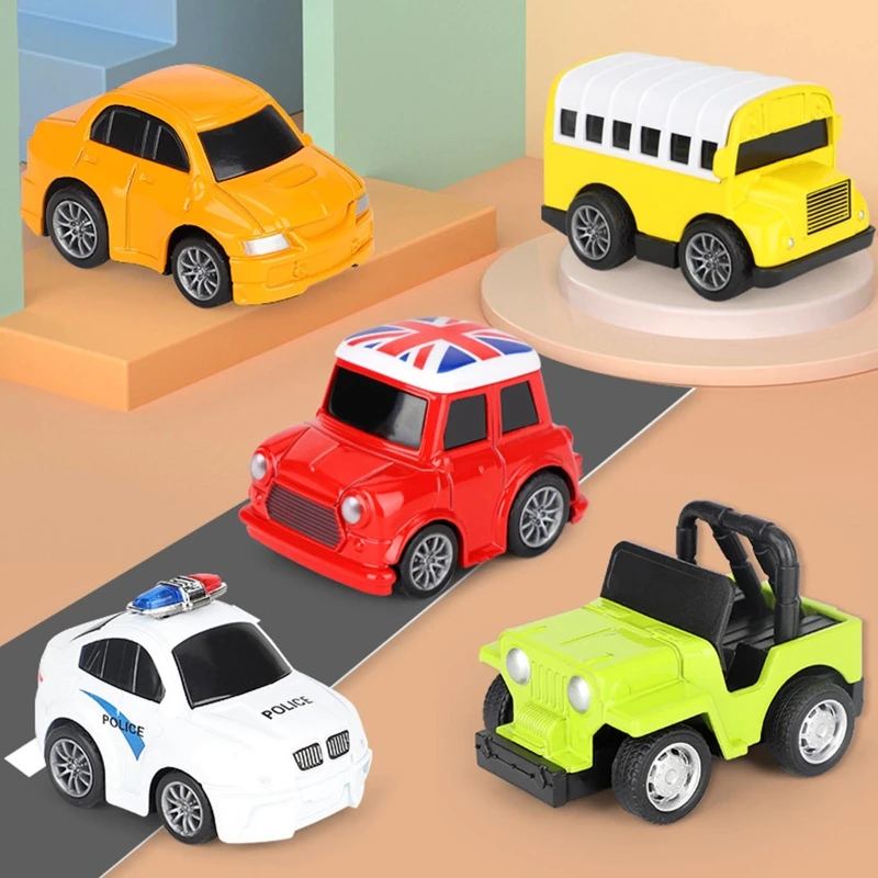 

3.15x2.76x2.09in Novelty Children Pull Back Car Toys Cute Vintage Design Pull Back Car Play Toys Lawn Games Best Gift