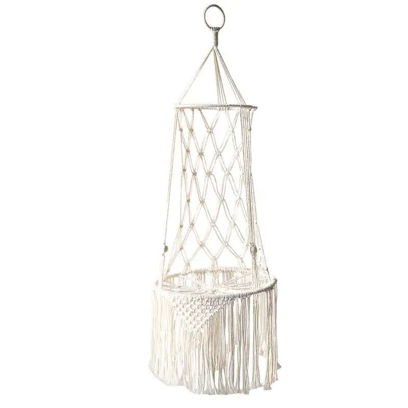 

Stylish Hanging Cat Bed Woven Cat Hammock Bed Macrame Cat Swing Bed Macrame Cat Bed With Tassel For Indoor Cat Playing Sleeping