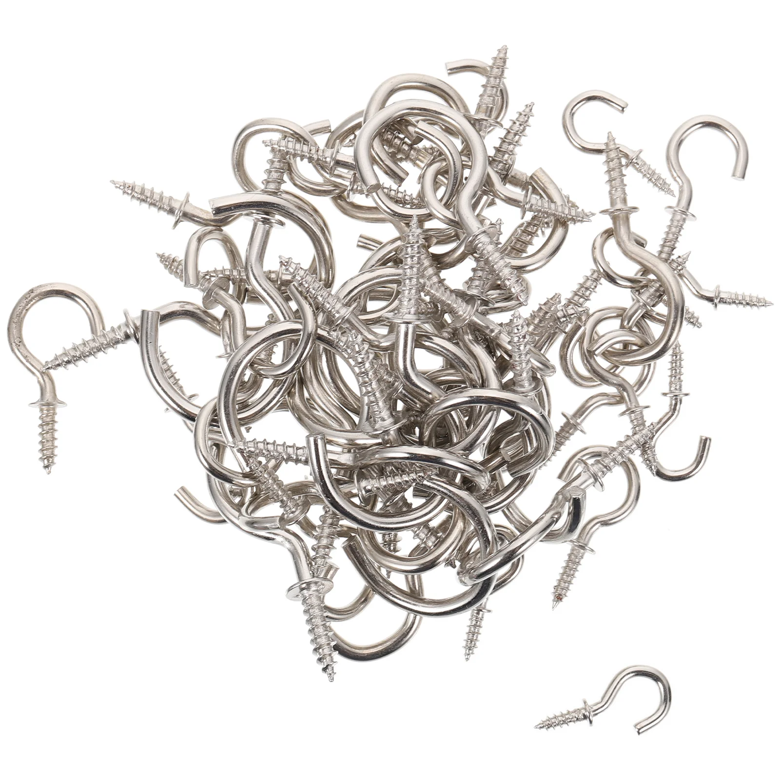 

Nail Hook Fairy Light Hangers Metal Ceiling Indoor Plants Screw Self Tapping Bolt Eye Easy Release Q