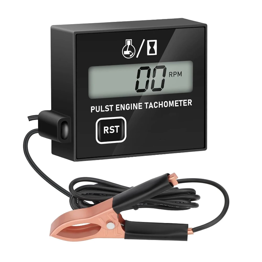 

Цифровой тахометр для бензопилы, тахометр для мотоцикла, импульсный спидометр для Cropper, генератор, газонокосилка, квадроцикл, мотокросс, лодка