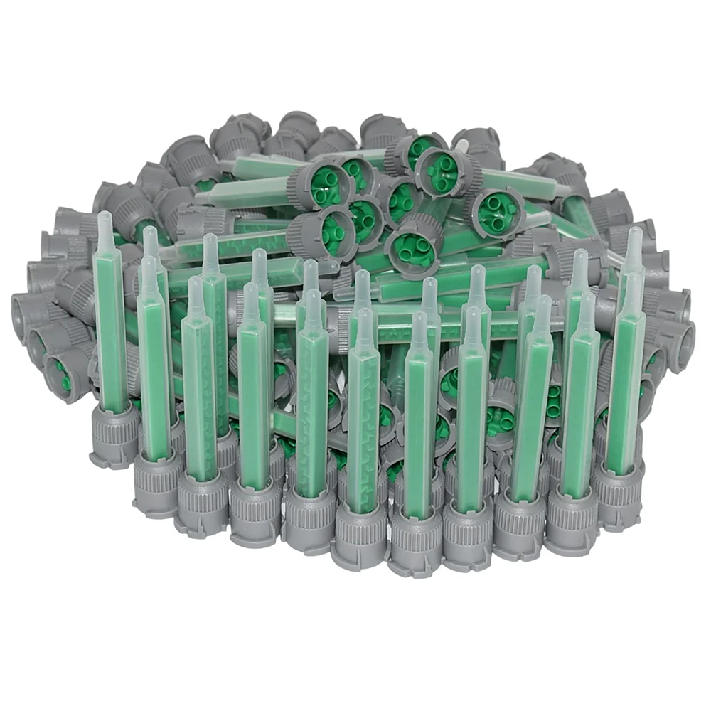 

5 шт./30 шт./50 шт./100 шт. квадратные насадки для смешивания 1:1 клеи из эпоксидной смолы картриджи для смешивания насадок статический смеситель AB клеи смешанная трубка