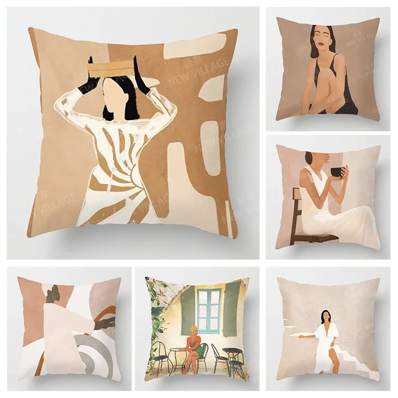 

Nordic fall home decor autumn decoration throw pillow cover sofa Cushion cover modern 45x45cm 45*45 50*50 60*60cm living room