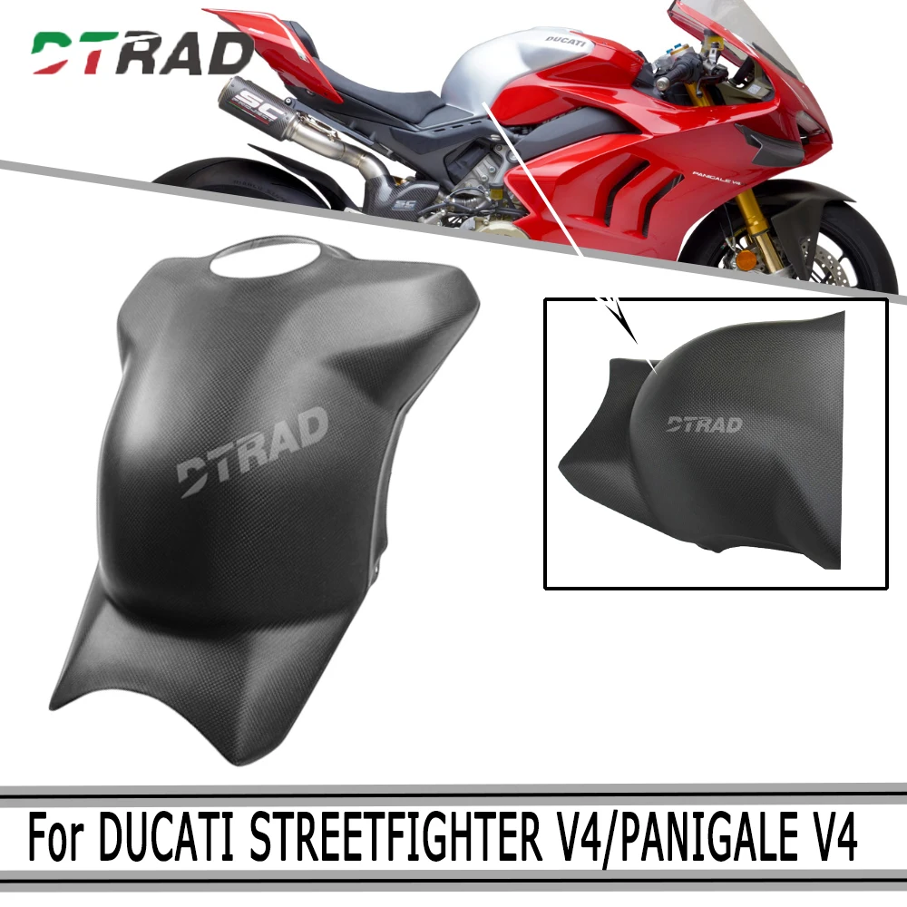 

Real 3K CARBON FIBER For DUCATI PANIGALE V4/V4S/V4R 2018-2021/STREEETFIGHTER V4 Motorcycle accessories fuel tank cover