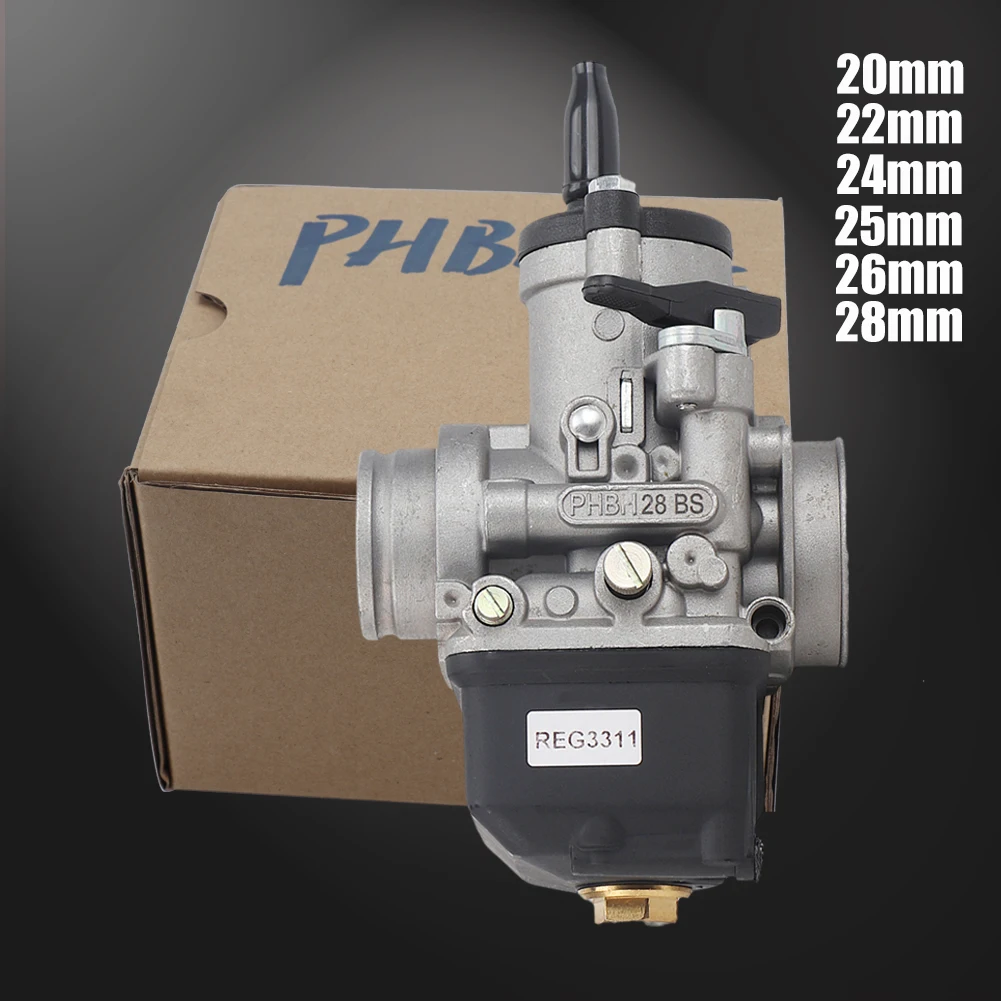 

Для карбюратора Dellorto PHBL 20 22 24 25 26 28 мм карбюраторы для мотоциклов для 2-тактного мопеда 4T скутера гоночного 50-300cc мотокросса