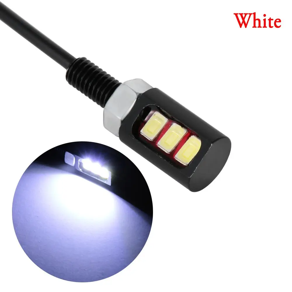 

2 шт. 12 В 3 светодиодный универсальный автомобильный мотоцикл номерной знак винт болт светильник лампа