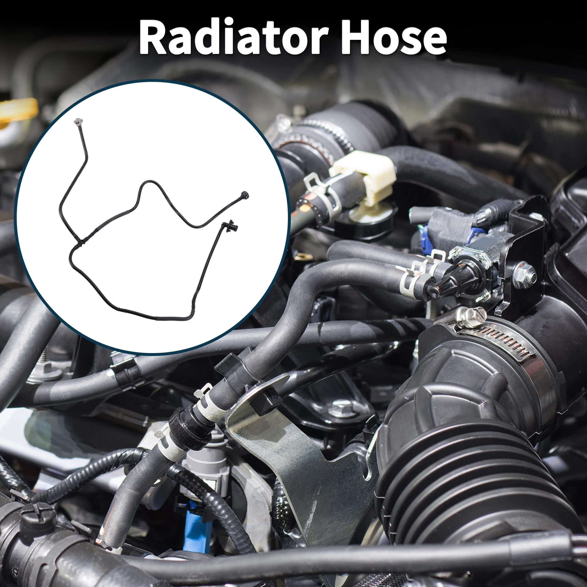 

Шланг радиатора UXCELL для Porsche Macan 2020 No 95B122909E, пластиковая трубка охлаждающей жидкости