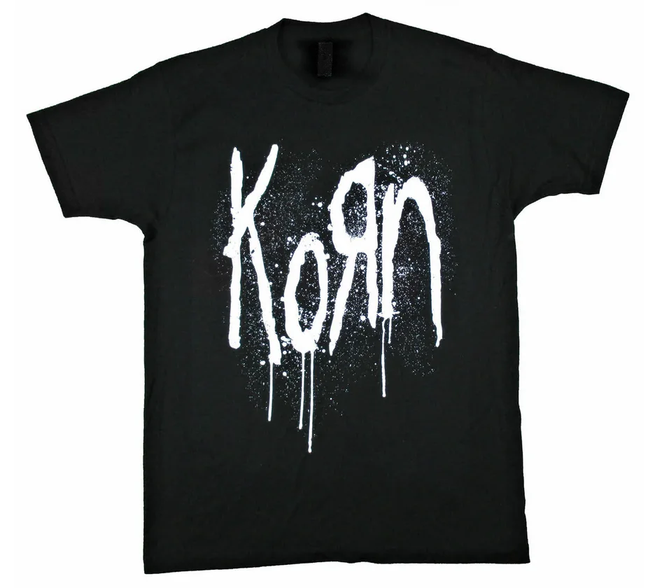 

Korn Freak Splatter Black T-Shirt NEW