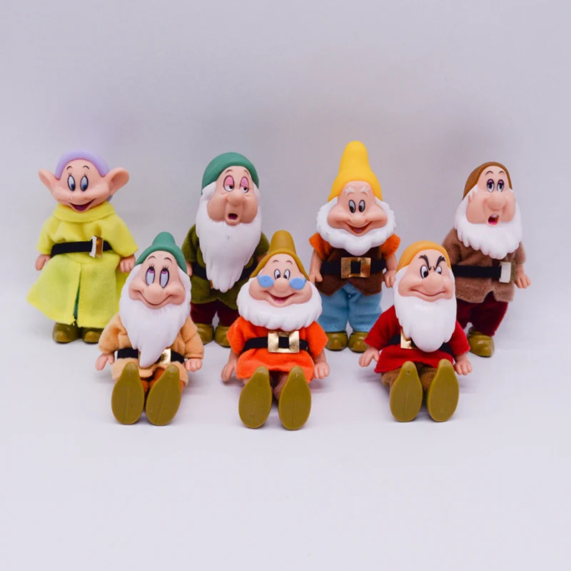 

7pcs Disney Snow White and the Seven Dwarfs Action Figure Toys 15cm Princess PVC dolls collection toys for kids birthday gift