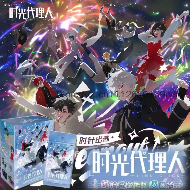 Фото CARDFUN Official Link Click Trading Card Time Escape Music Live Booster Box, 10 упаковок в коробке, коллекционные карточки с персонажами аниме и манги для хобби и коллекционирования №4