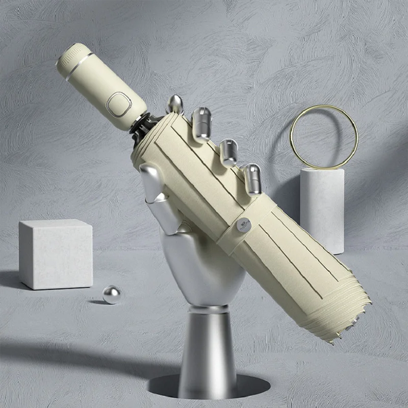 

Windproof Women's Umbrella Male Man Automatic Folding Inverted Umbrella With LED Flashlight Reflective Rain Sun Reverse Umbrella