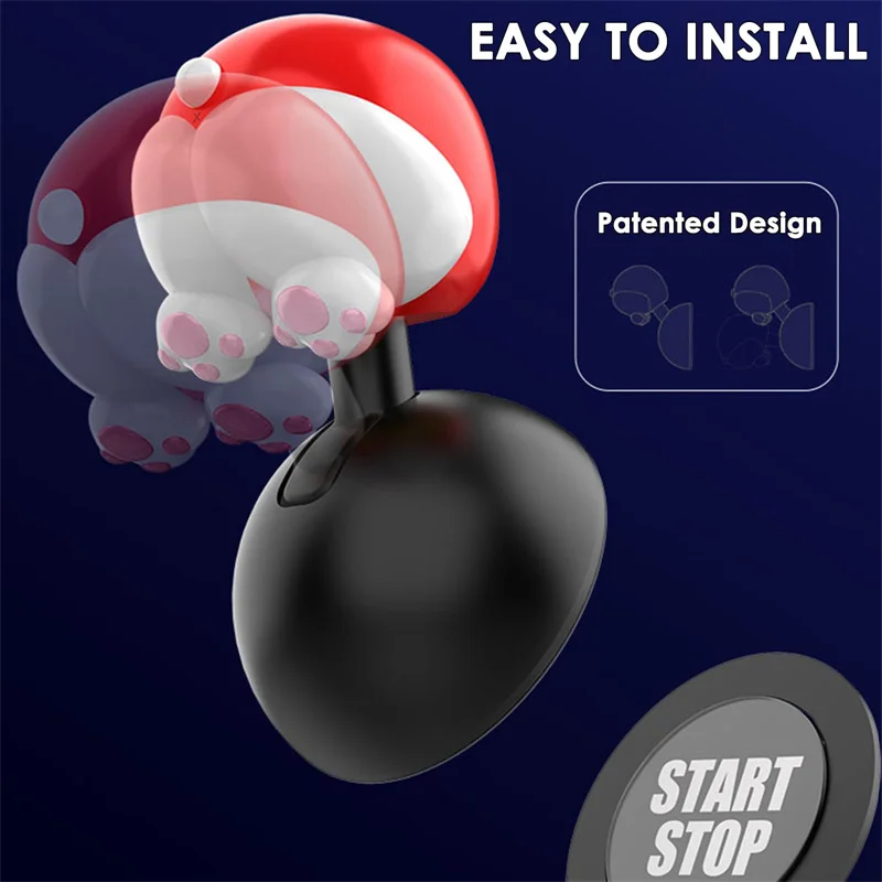 Корги-собака прикладная машина рычаг запуска одним щелчком мыши крышка