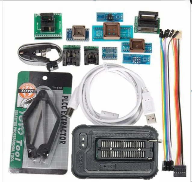 

Высокоскоростной USB-программатор T48 материнская плата для ноутбука BIOS Car и т. д. Горелка с 10 сидениями