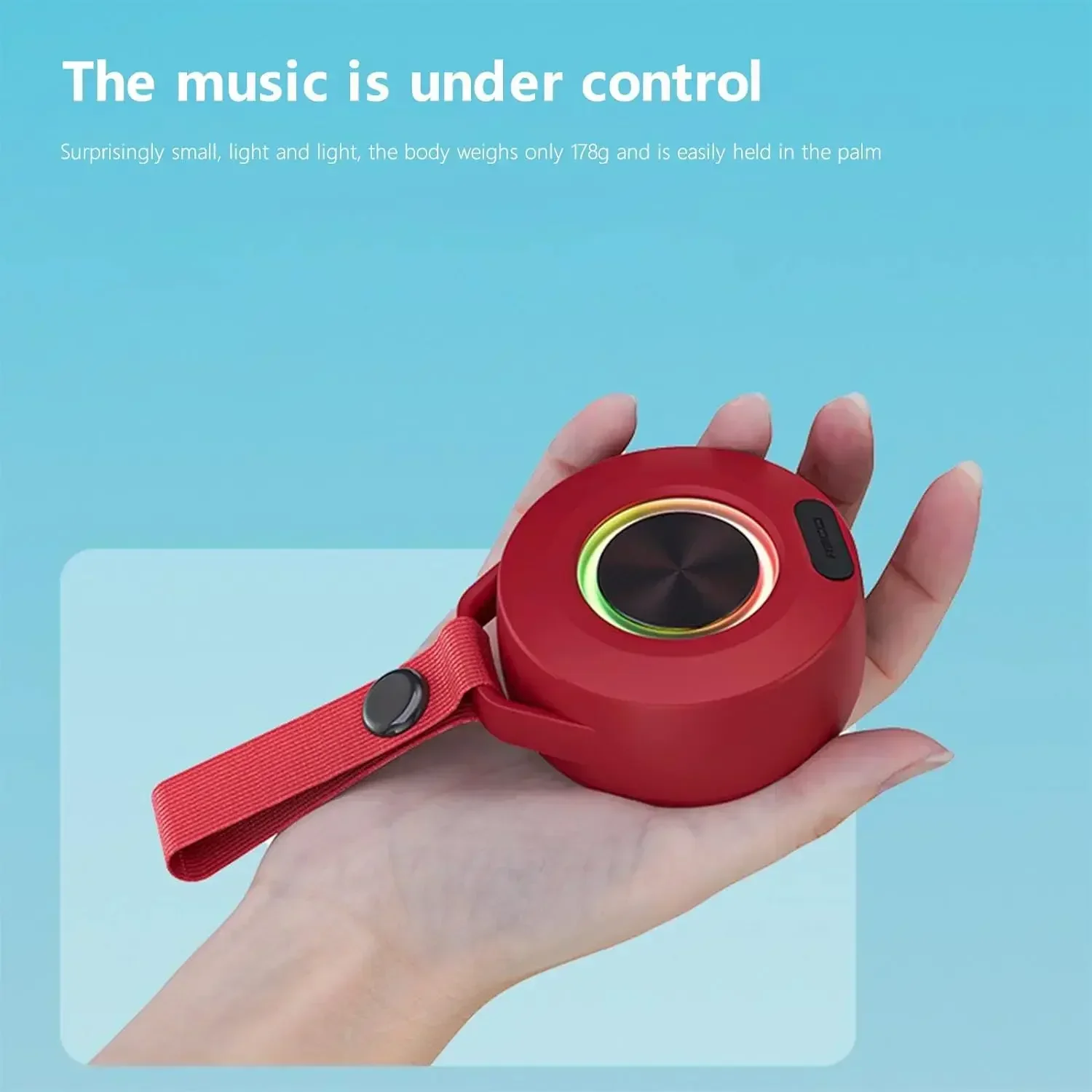 Портативная мини-колонка Bluetooth-динамик водонепроницаемая наружная беспроводная