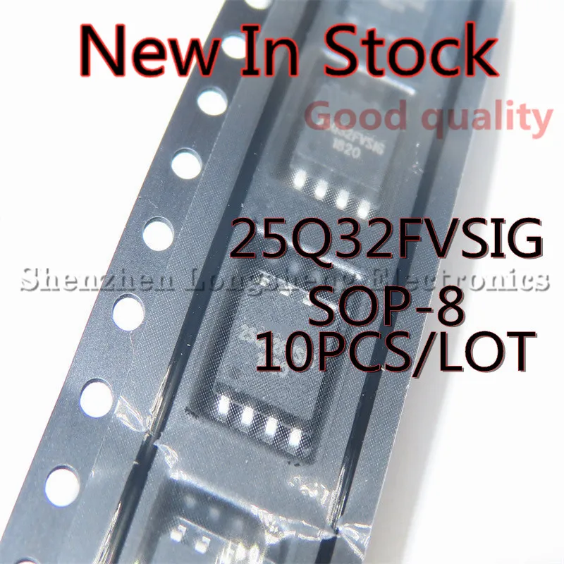 

10 шт./лот Новый W25Q32FVSIG 25Q32FVSIG 25Q32 SOP-8 SMD микросхема памяти, Новый коридор