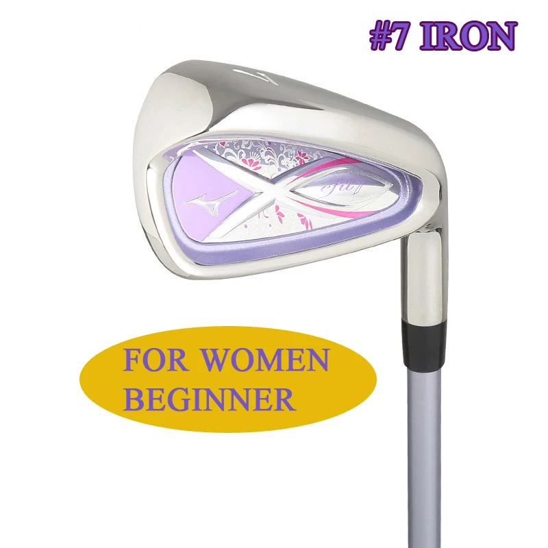 Mizuno Lady Golf Club No. 7 Iron Women Ladies Training Club beginning to practice iron Graphite shaft Flex L